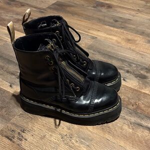 Dr. Martens Black Combat Boots